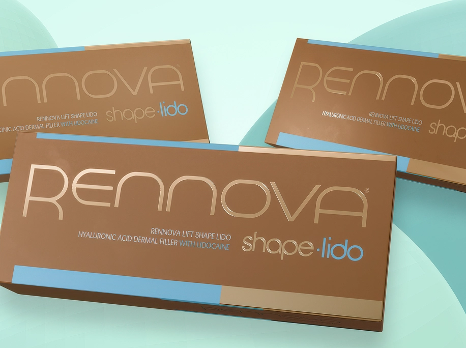 Caixas do preenchedor Rennova Shape Lido — ácido hialurônico com lidocaína